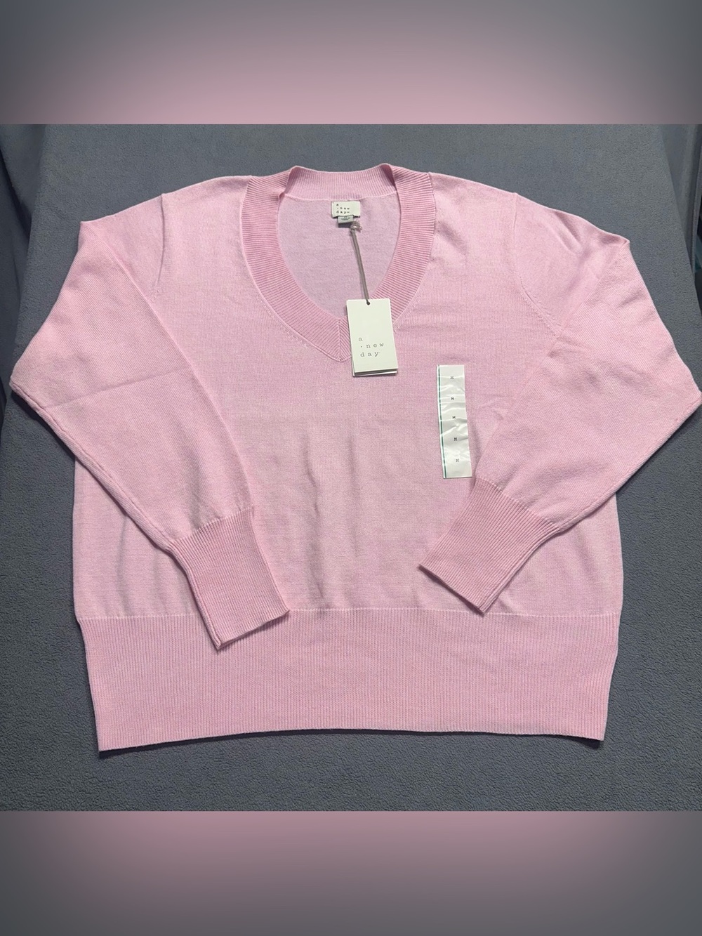 a new day Women’s V-Neck Sweater in Pink